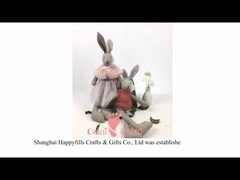 100% তুলা নরম প্লাশ খেলনা 23 সেমি জৈব নরম ধূসর বিয়ার খেলনা পৃথিবী বন্ধুত্বপূর্ণ